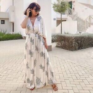 ZARA NWT WRINKLE EFFECT TIE DYE MIDI DRESS